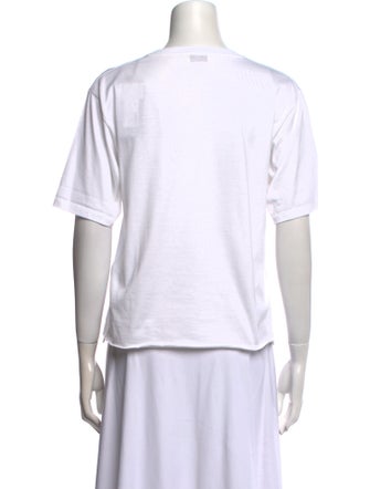 Saint Laurent Graphic Print Crew Neck T-Shirt