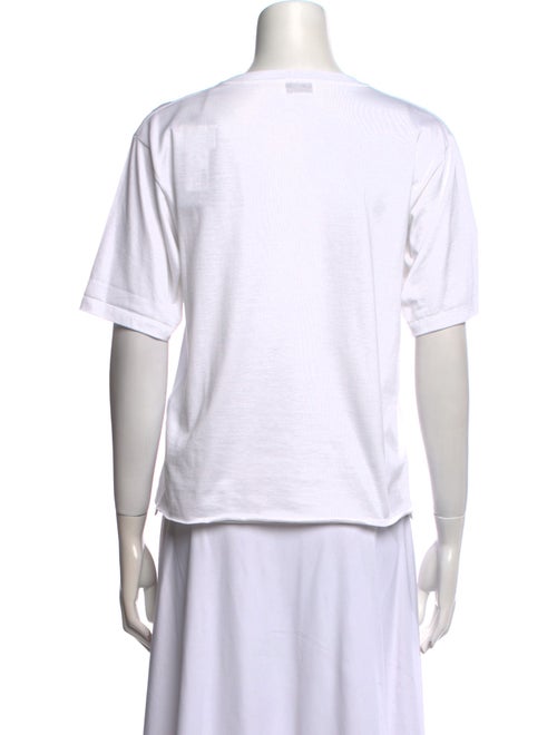 Saint Laurent Graphic Print Crew Neck T-Shirt