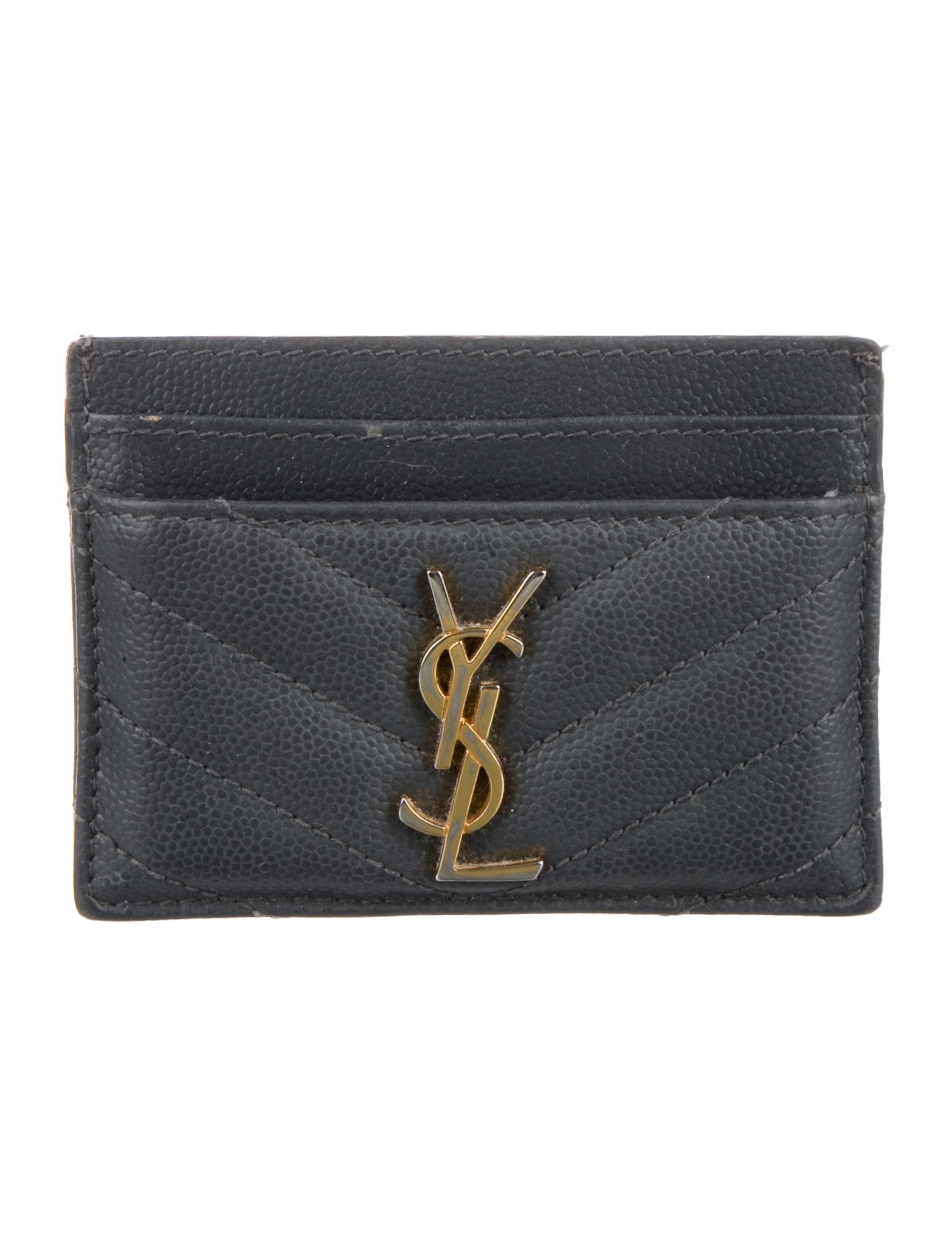 Saint Laurent 2019 Leather Card Holder