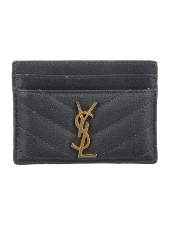 Saint Laurent 2019 Leather Card Holder