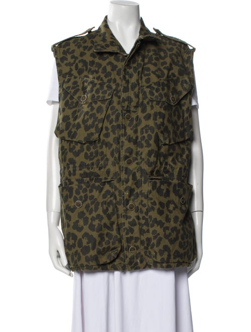 Saint Laurent Animal Print Vest