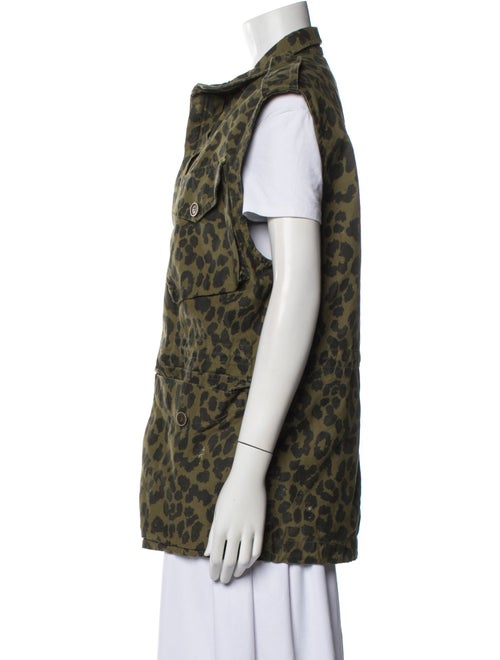Saint Laurent Animal Print Vest