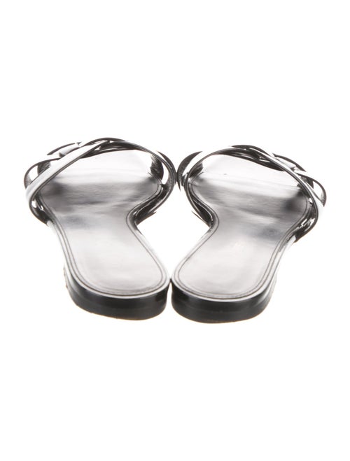 Saint Laurent Leather Slides