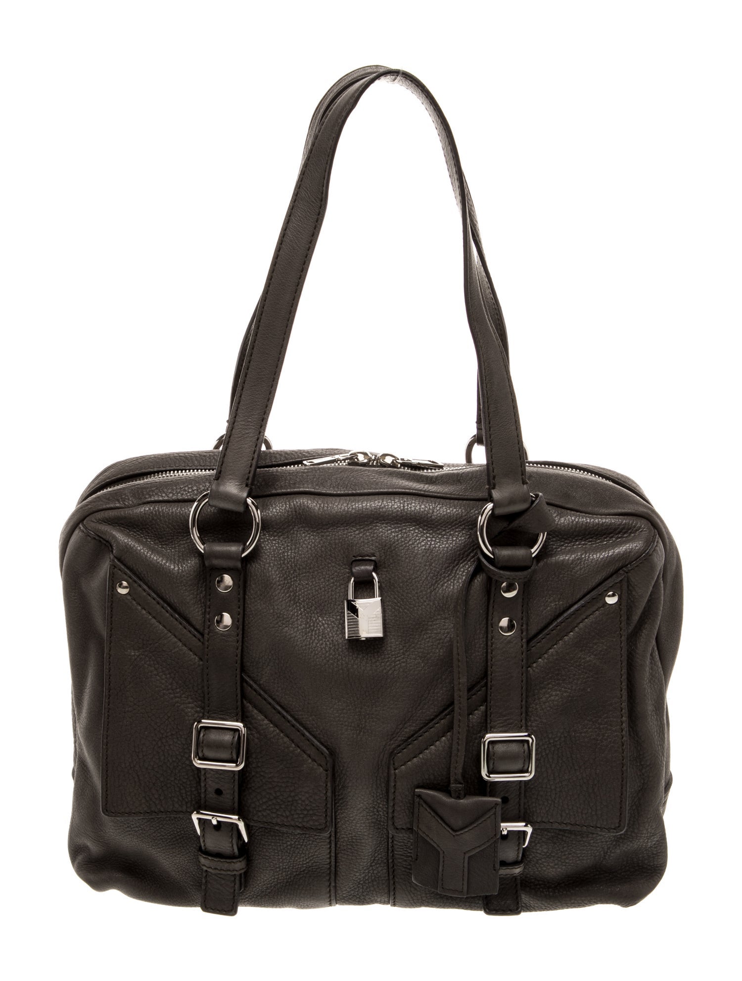 Yves Saint Laurent Leather Top Handle Bag