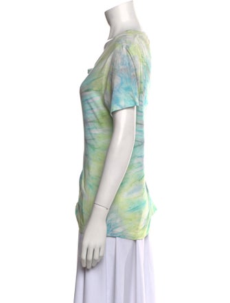 Saint Laurent 2015 Tie-Dye Print T-Shirt