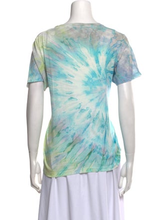 Saint Laurent 2015 Tie-Dye Print T-Shirt