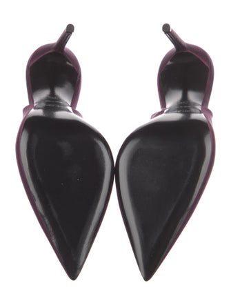 Saint Laurent Satin Slingback Pumps