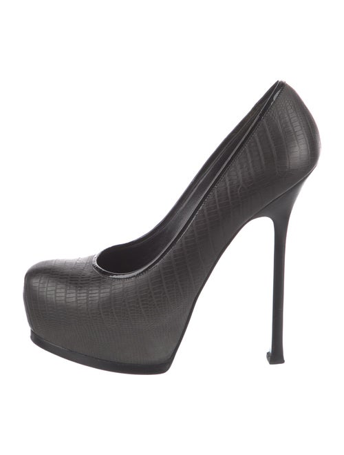 Saint Laurent Embossed Leather Pumps