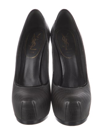 Saint Laurent Embossed Leather Pumps