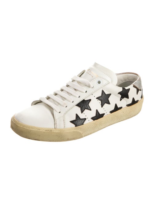 Saint Laurent Leather Printed Sneakers