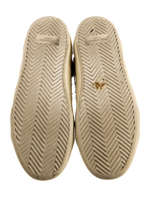Saint Laurent Leather Printed Sneakers