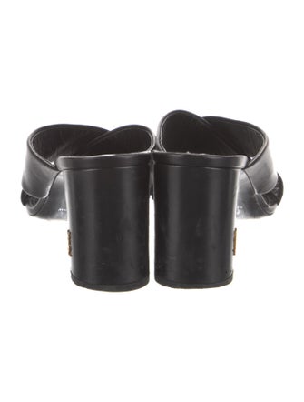 Saint Laurent Leather Slides