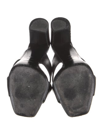 Saint Laurent Leather Slides