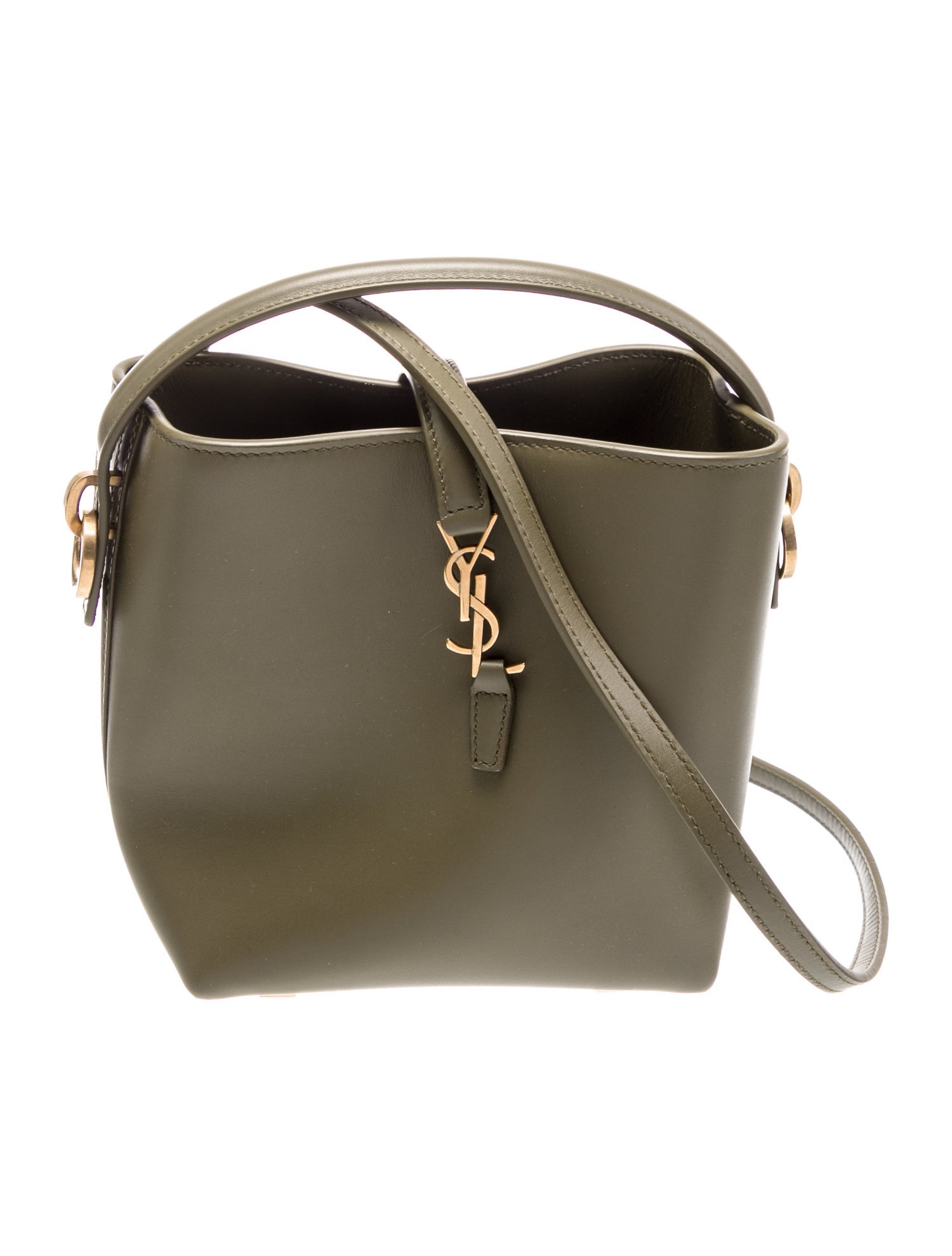 Saint Laurent Leather Bucket Bag