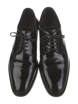 Saint Laurent Patent Leather Derby Shoes