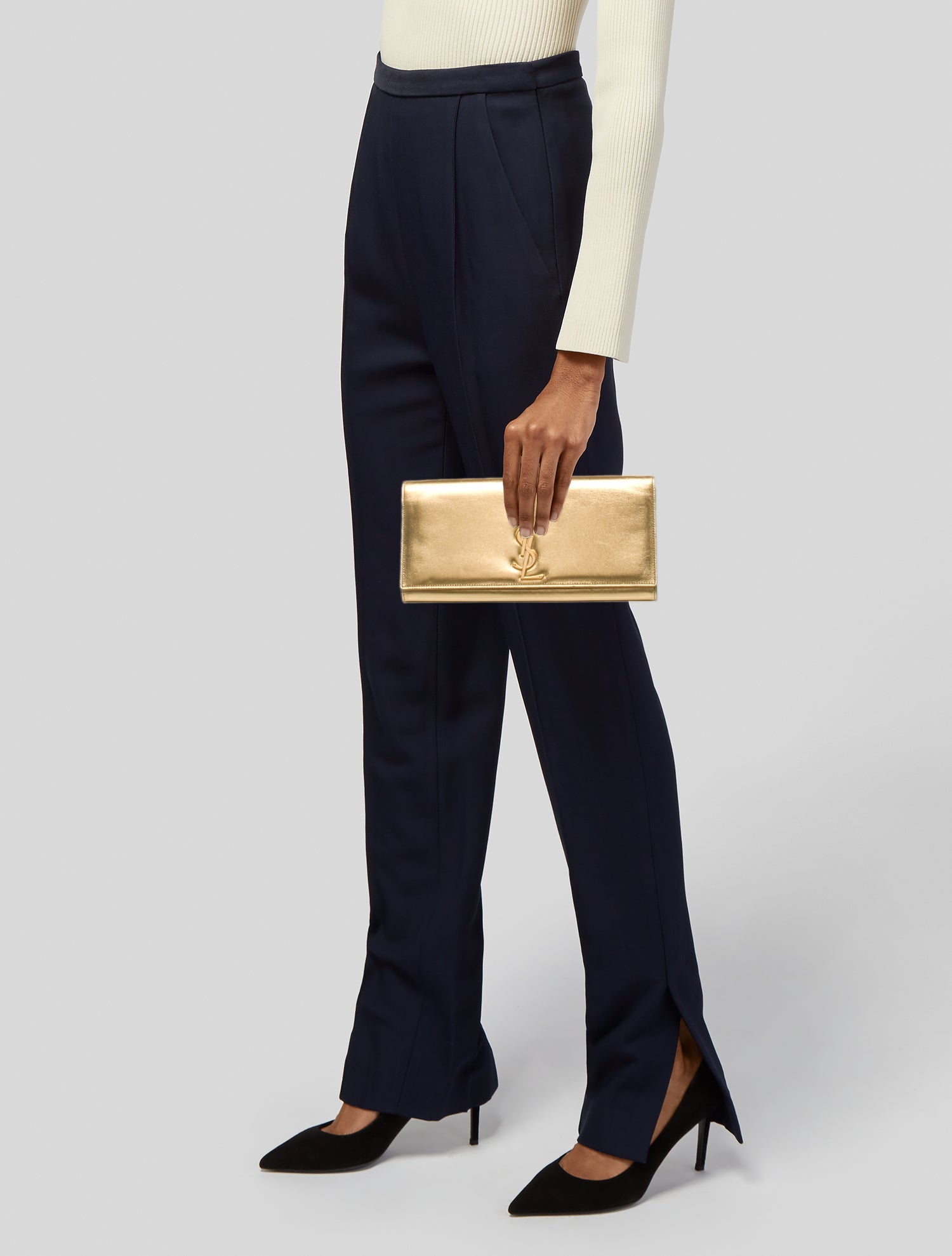 Saint Laurent Leather Cassandre