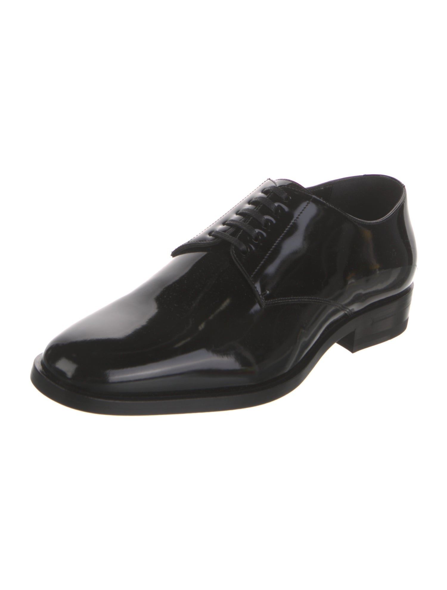 Saint Laurent Patent Leather Derby Shoes