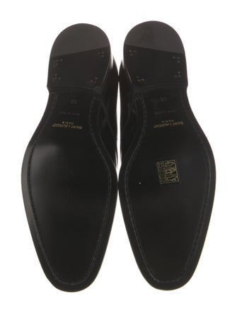 Saint Laurent Patent Leather Derby Shoes