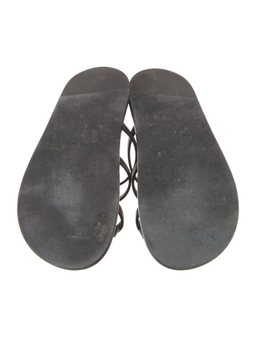 Saint Laurent Leather Slides