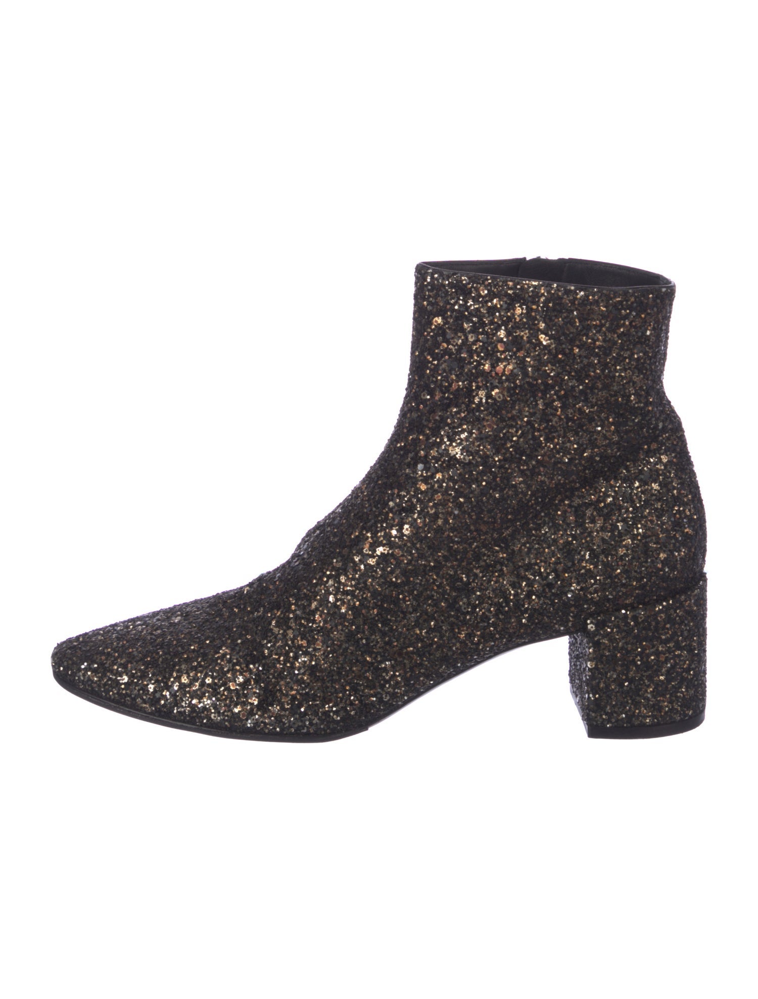 Saint Laurent Glitter Glitter Accents Sock Boots