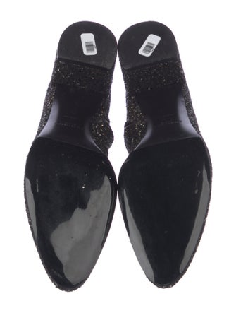 Saint Laurent Glitter Glitter Accents Sock Boots
