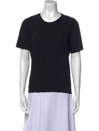 Saint Laurent Crew Neck Short Sleeve T-Shirt
