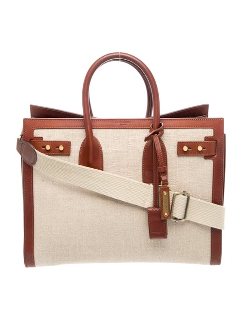Saint Laurent Canvas Sac De Jour Small