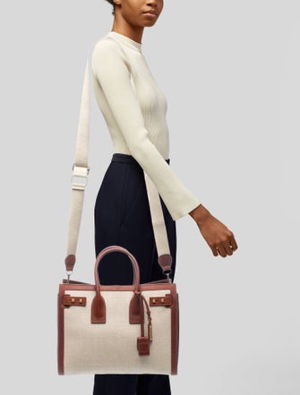 Saint Laurent Canvas Sac De Jour Small