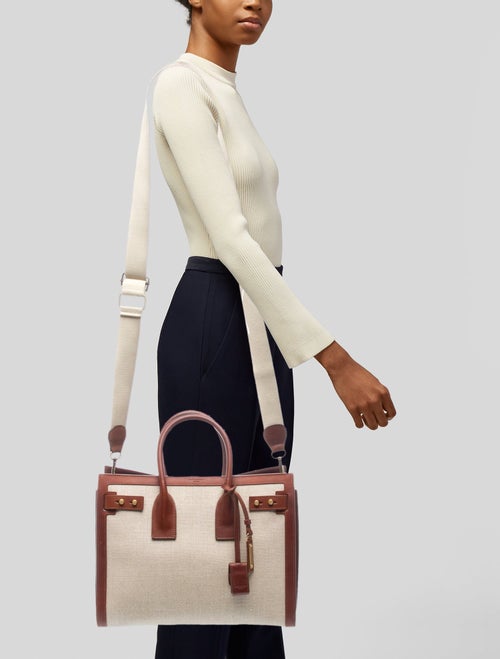 Saint Laurent Canvas Sac De Jour Small