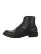Saint Laurent Leather Combat Boots