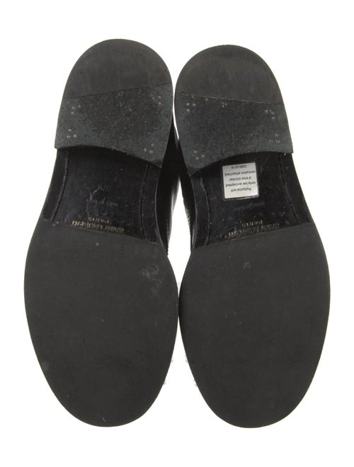 Saint Laurent Leather Combat Boots