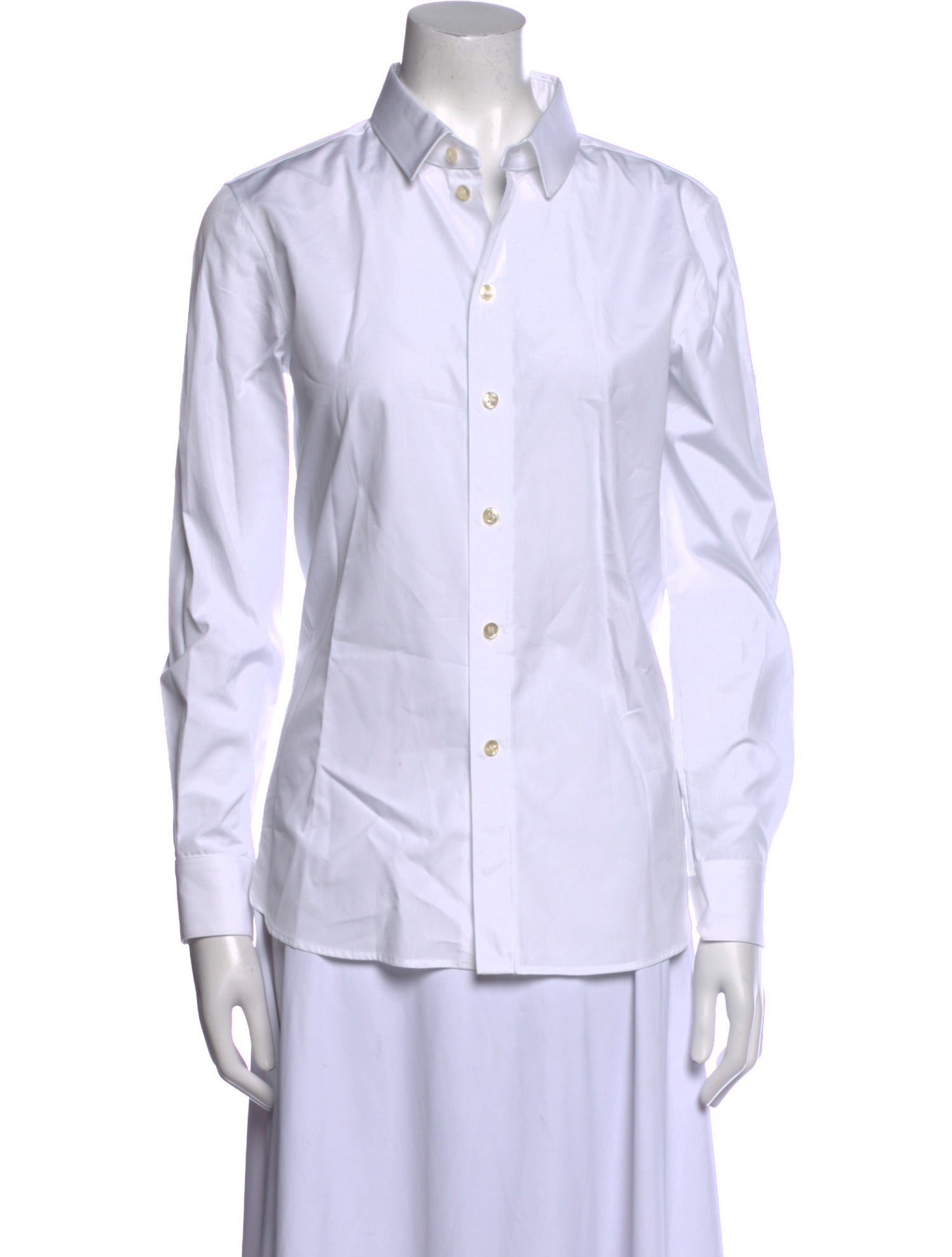 Saint Laurent 2019 Long Sleeve Button-Up Top w/ Tags