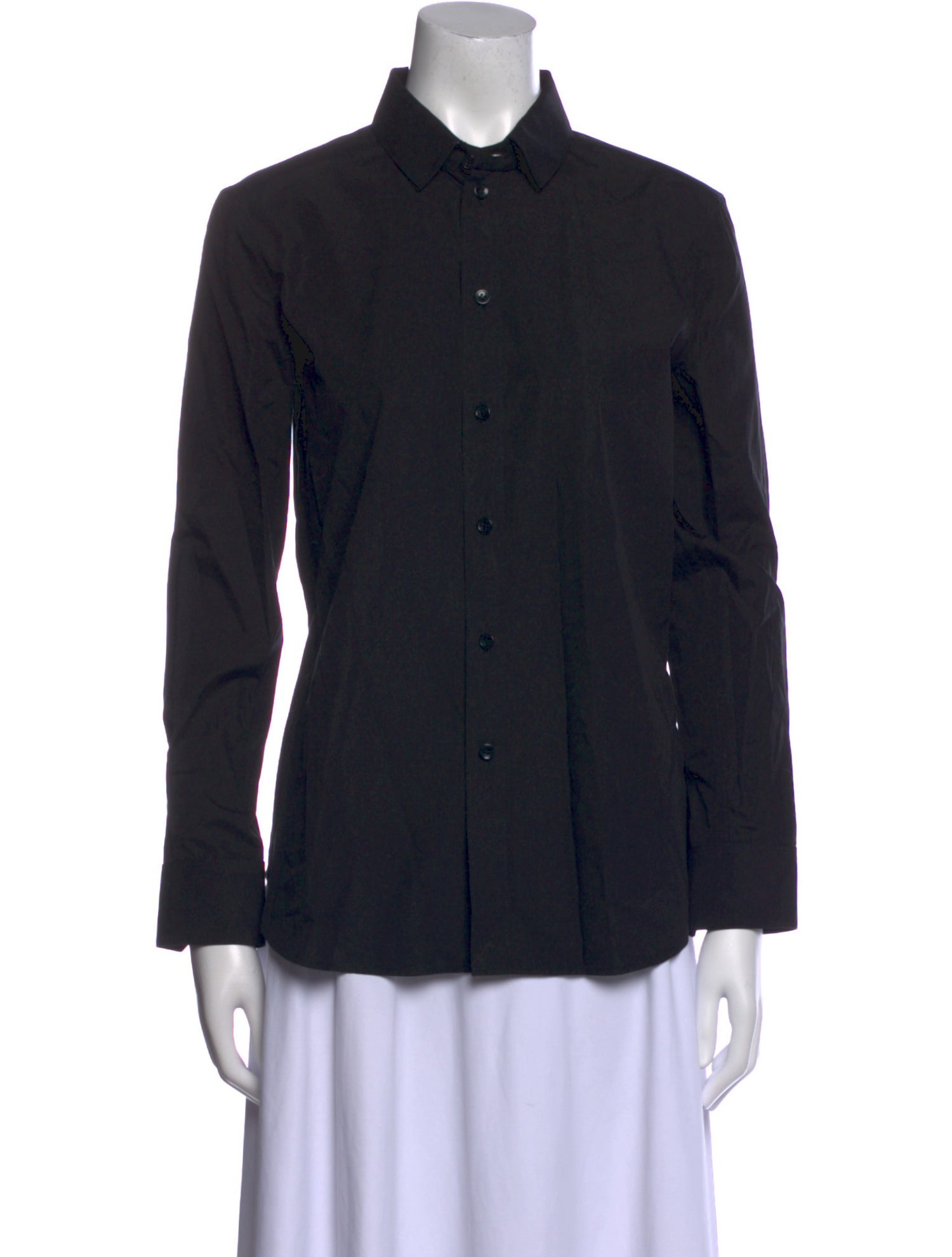 Saint Laurent 2019 Long Sleeve Button-Up Top