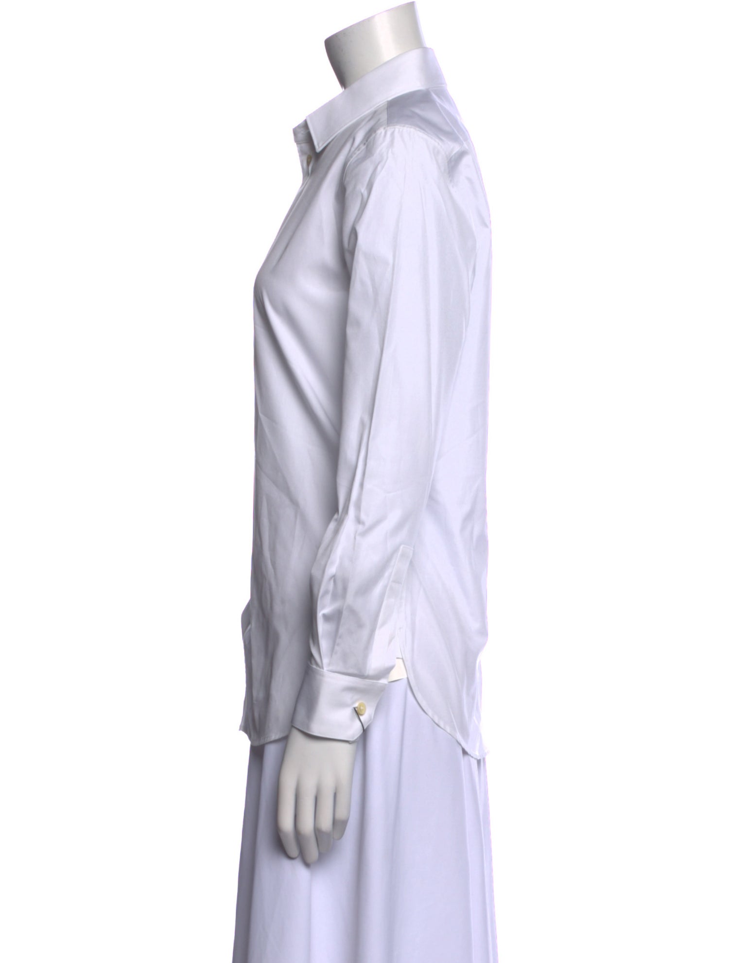 Saint Laurent Vintage Long Sleeve Button-Up Top w/ Tags