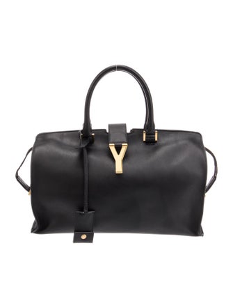 Saint Laurent Leather Y Cabas Large