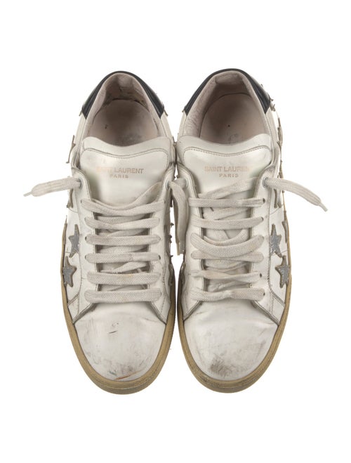 Saint Laurent Leather Sneakers