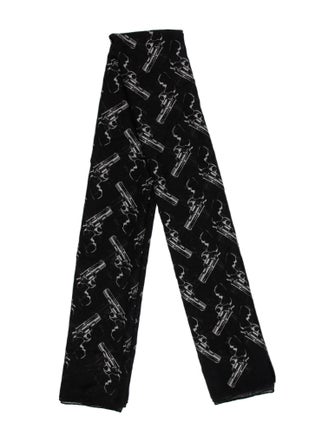 Saint Laurent Cashmere Printed Shawl
