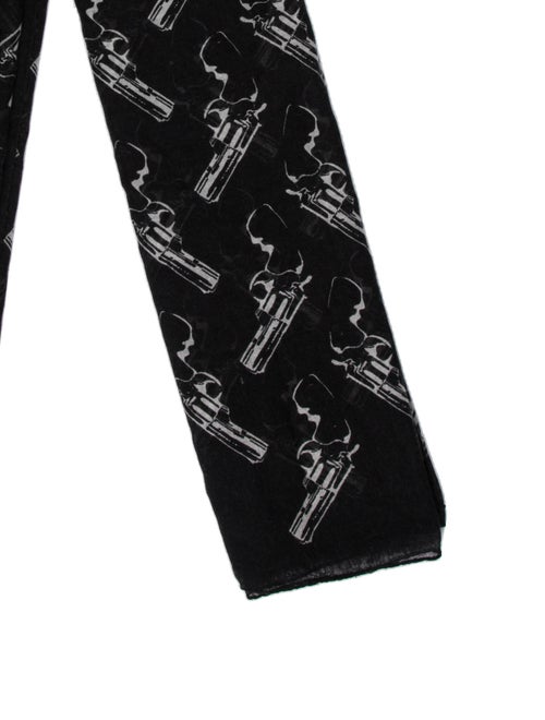 Saint Laurent Cashmere Printed Shawl