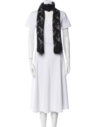 Saint Laurent Cashmere Printed Shawl