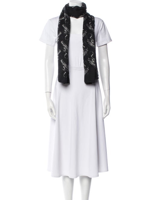 Saint Laurent Cashmere Printed Shawl