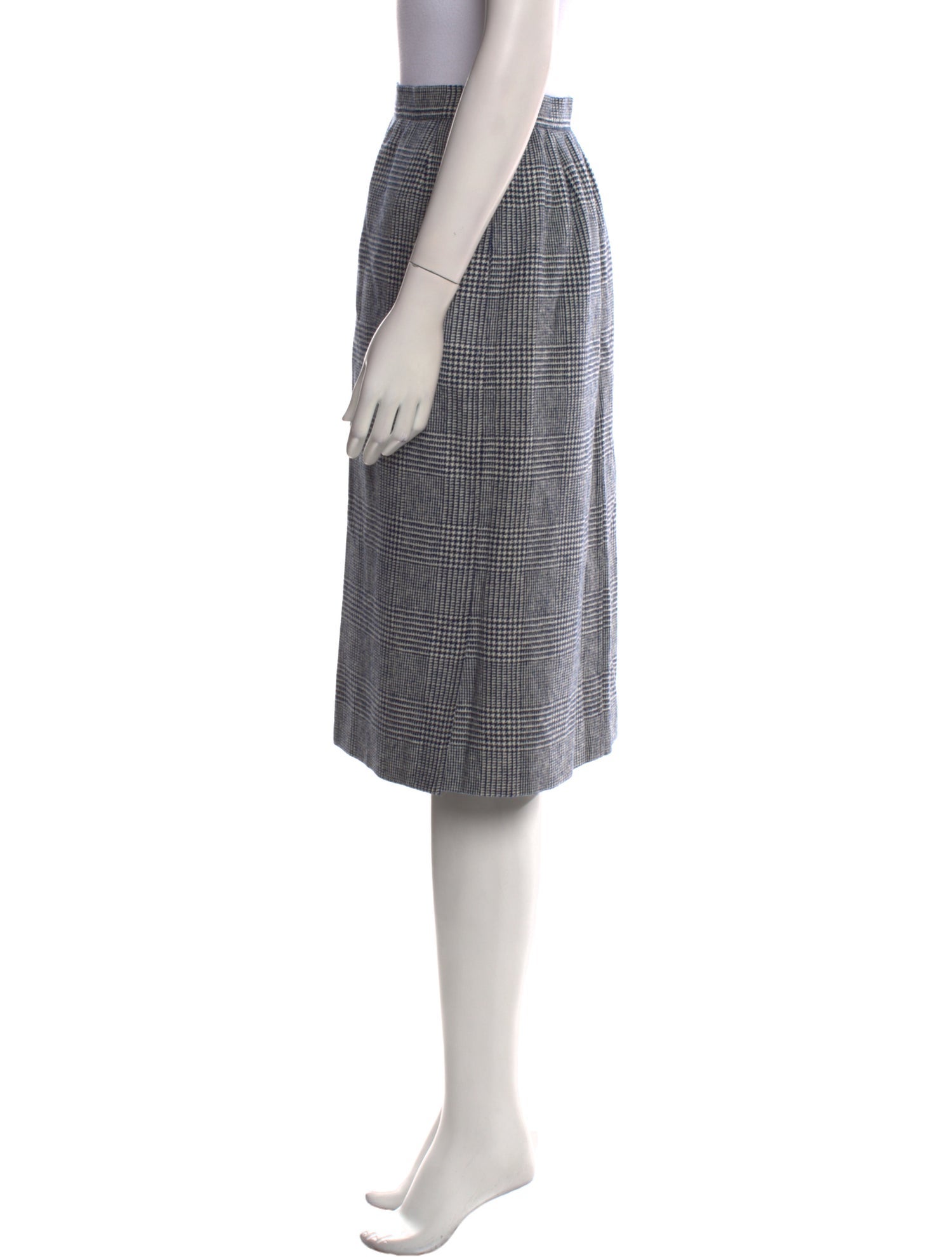 Yves Saint Laurent Rive Gauche Vintage Knee-Length Skirt