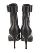 Saint Laurent Leather Crystal Embellishments Boots