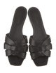 Saint Laurent Leather Slides