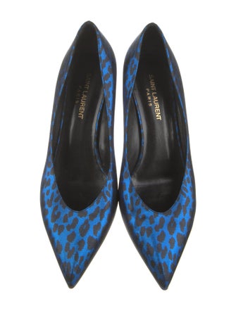 Saint Laurent Charlotte Printed Pumps