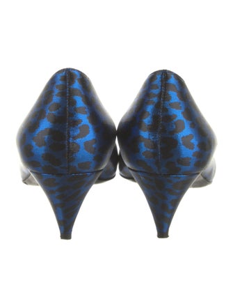 Saint Laurent Charlotte Printed Pumps
