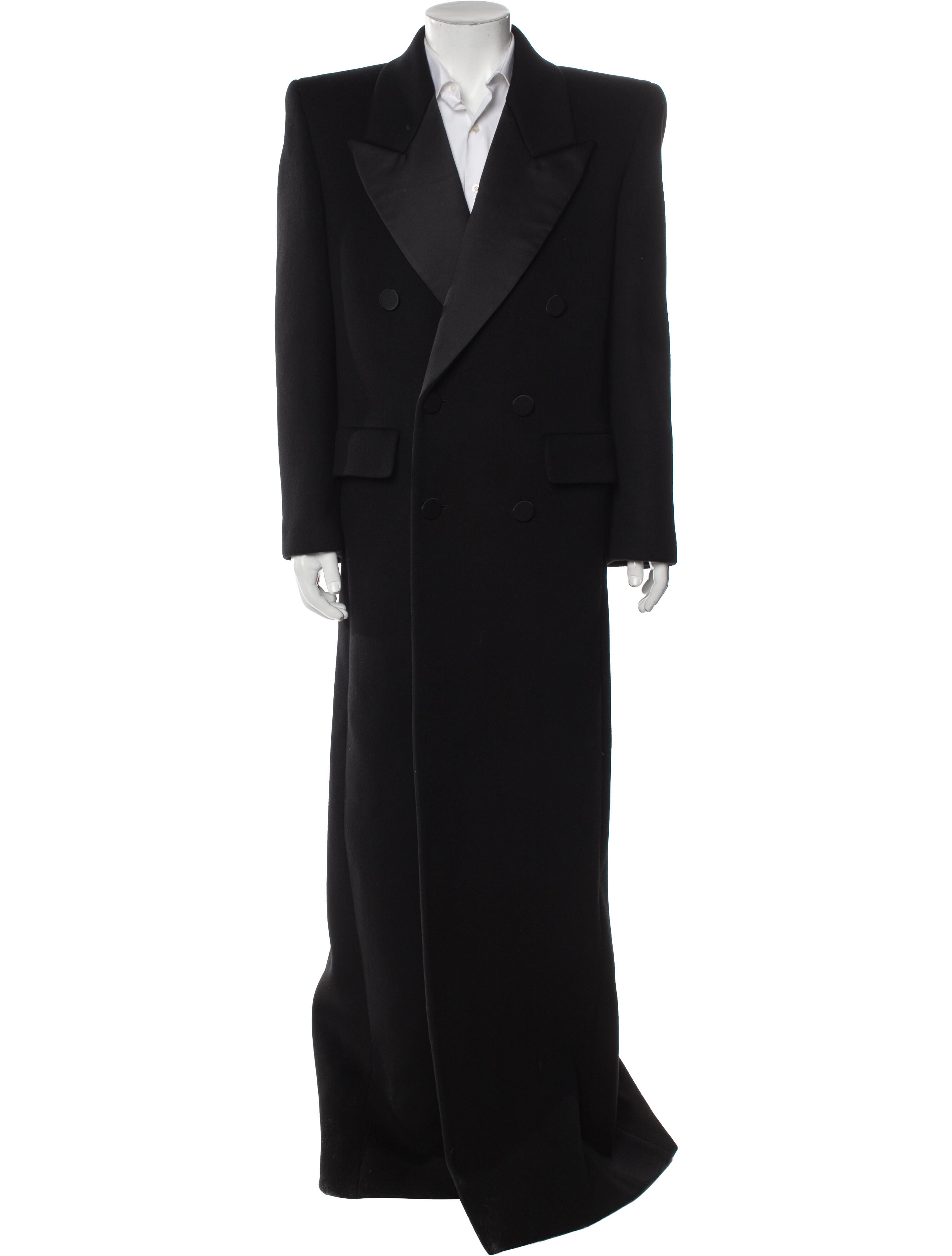 Saint Laurent Wool Overcoat