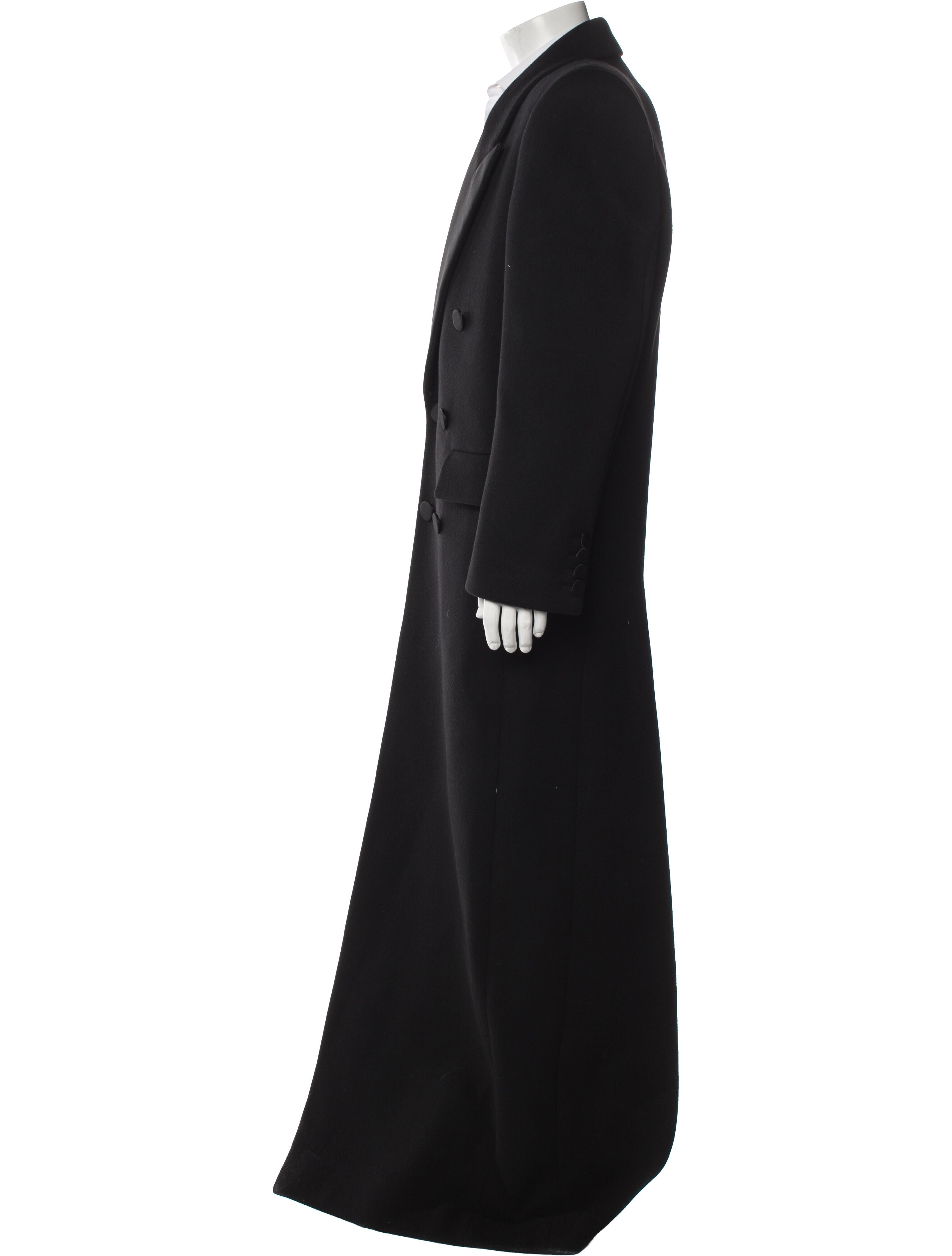 Saint Laurent Wool Overcoat