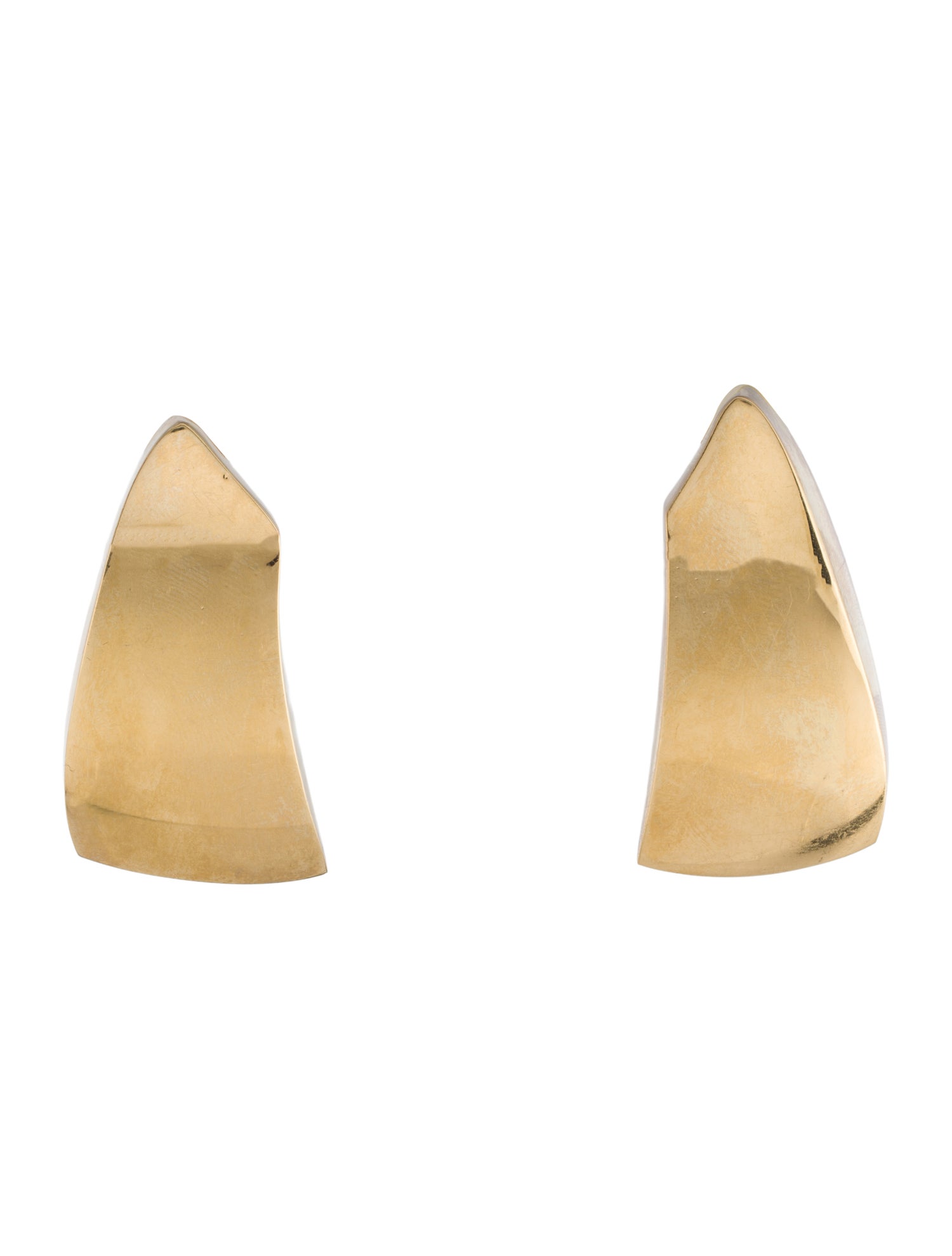 Saint Laurent Comet Sculpted Clip-On Drop Earrings