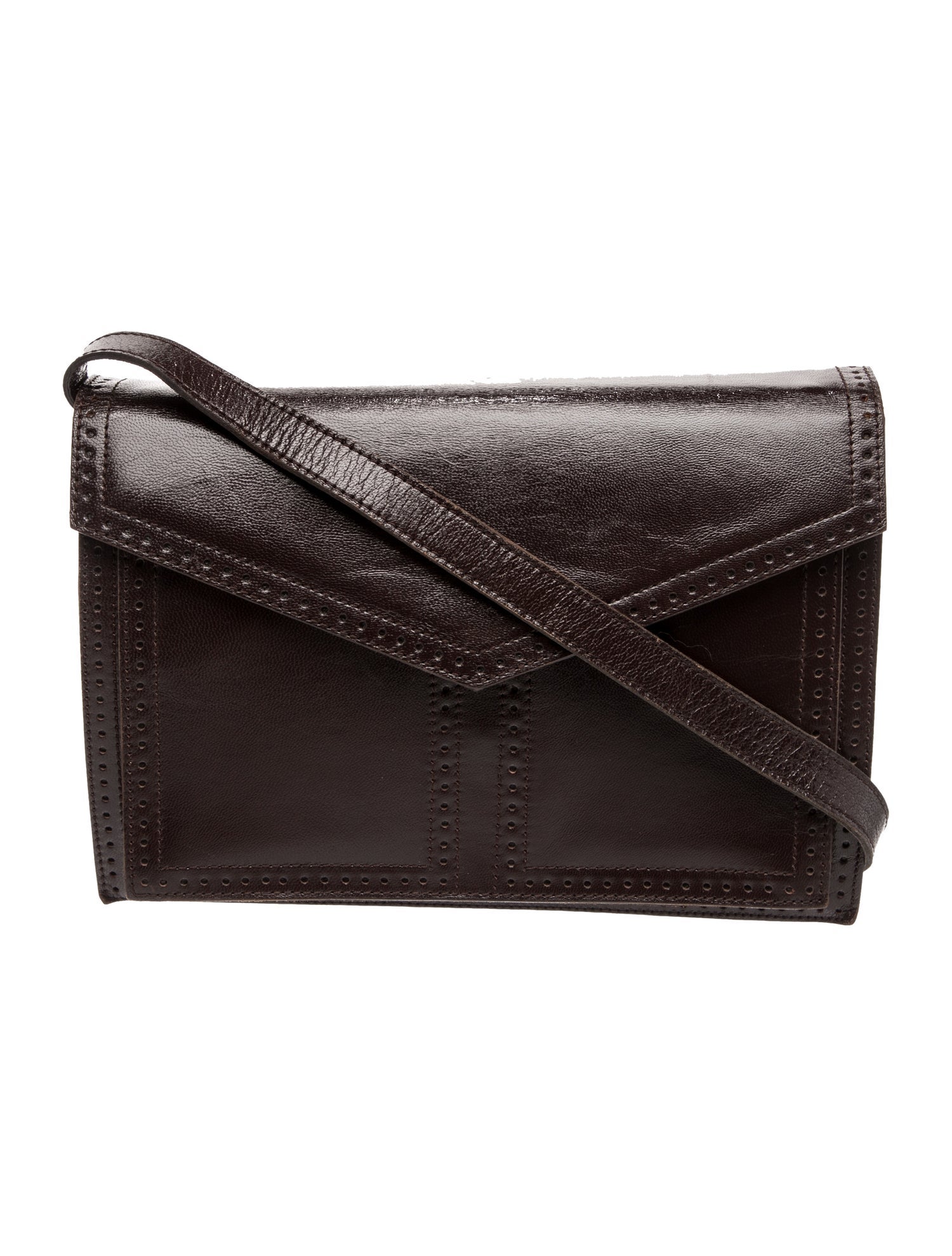 Yves Saint Laurent Leather Shoulder Bag Vintage