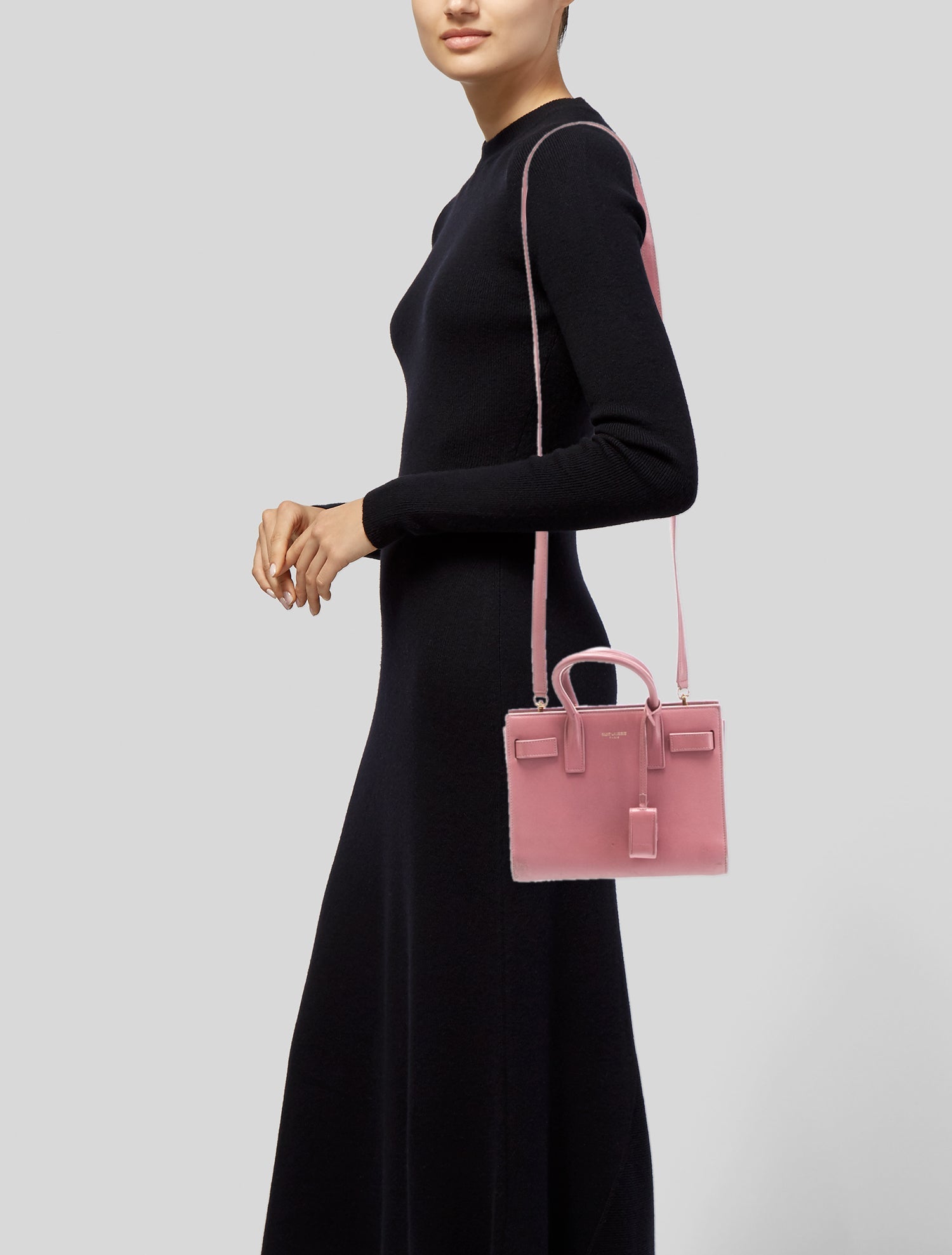 Saint Laurent Leather Sac De Jour